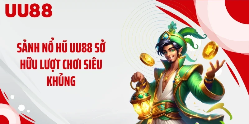 Sảnh nổ hũ UU88 sở hữu lượt chơi siêu khủng